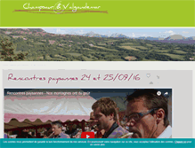 Tablet Screenshot of evenements.champsaur-valgaudemar.com